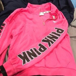 PINK quarter zip